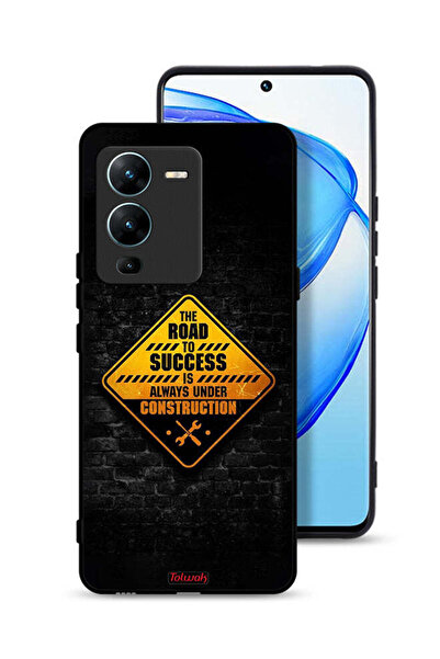 Tolwak غطاء حماية لهاتف Vivo V25 Pro 5G الطريق إلى النجاح دائمًا قيد الإنشاء