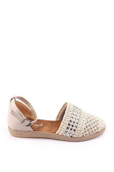 Papuçsepeti Papuç Basket1703 Women's Straw Knitted Daily Comfortable Ballerina Shoes