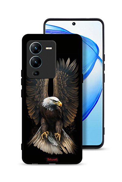 Tolwak Vivo V25 Pro 5G Protective Case Cover Eagle Spread Wings