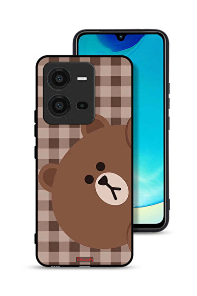 Tolwak غطاء حماية لهاتف Vivo V25 5G على شكل دب