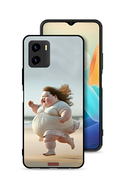 Tolwak غطاء حماية Vivo Y15s لفتاة سمينة تركض