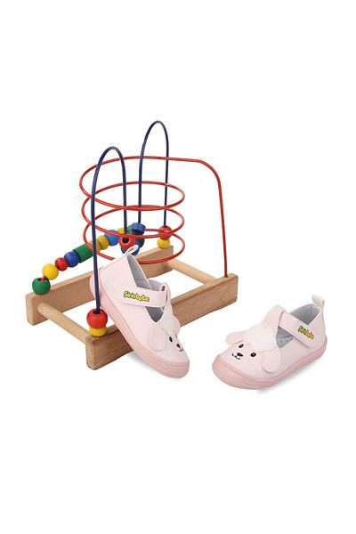 Papuçsepeti Shoe Basket - Şrbb 4798 Baby Girl Orthopedic First Step Shoes