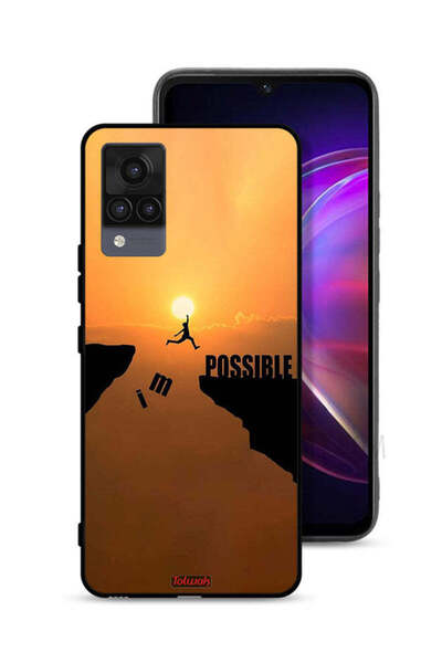 Tolwak غطاء حماية لهاتف Vivo V21 مطبوع عليه عبارة "أنا ممكن"