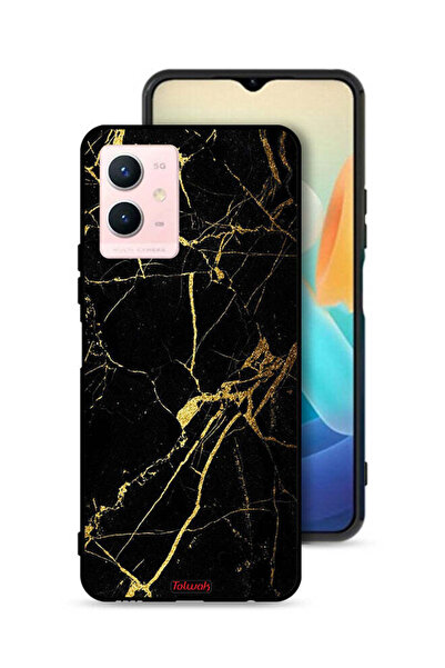 Tolwak غطاء حماية لهاتف Vivo Y33s 5G - رخامي متصدع