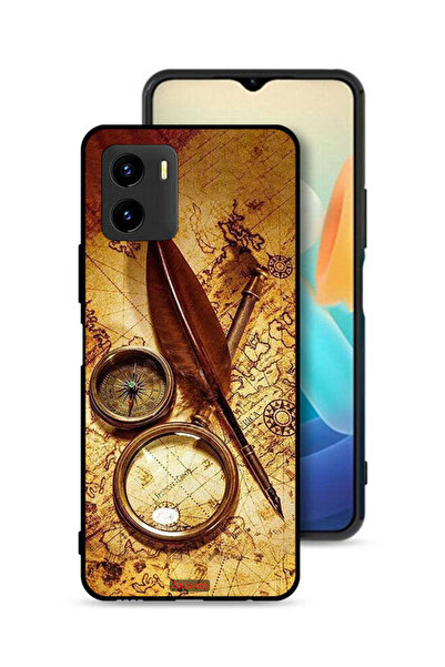 Tolwak غطاء حماية لهاتف Vivo Y15s بوصلة عتيقة