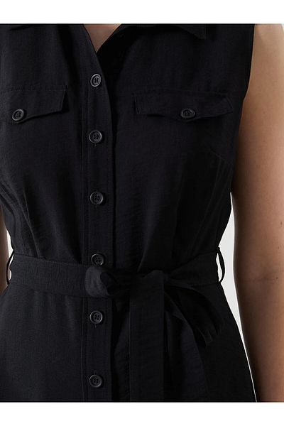LC Waikiki Γυναικείο πουκάμισο φόρεμα με ζώνη