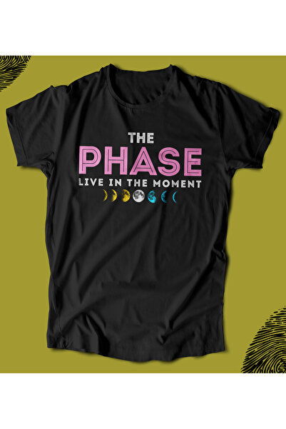 BUTSHIRT تي شيرت BU 'Moon Phase - Moon' تي شيرت للجنسين بقصة عادية