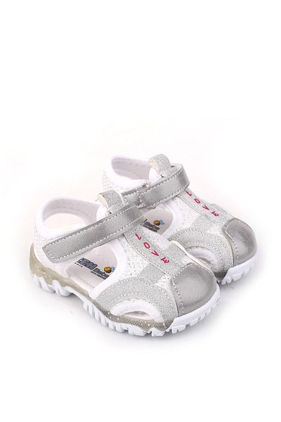 Papuçsepeti Shoe Basket - Arzn 4835 Baby Girl Orthopedic Comfortable Sole Sandals