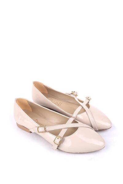 Papuçsepeti Papuç Sepeti 4710 Pantofi de balerină pentru damă cu talpă confor...