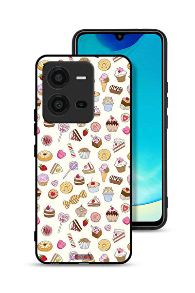 Tolwak Vivo V25 5G Protective Case Cover Pattern Of Favorite Items