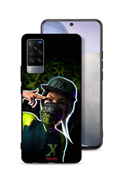 Tolwak Vivo X60 Protective Case Cover Girls Aesthetic Art