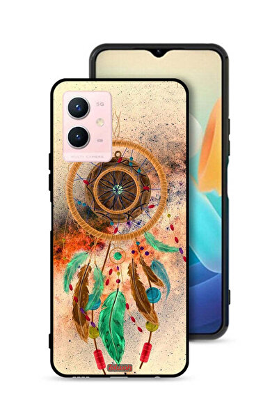 Tolwak غطاء حماية لهاتف Vivo Y33s 5G بتصميم ماندالا ريش معلق