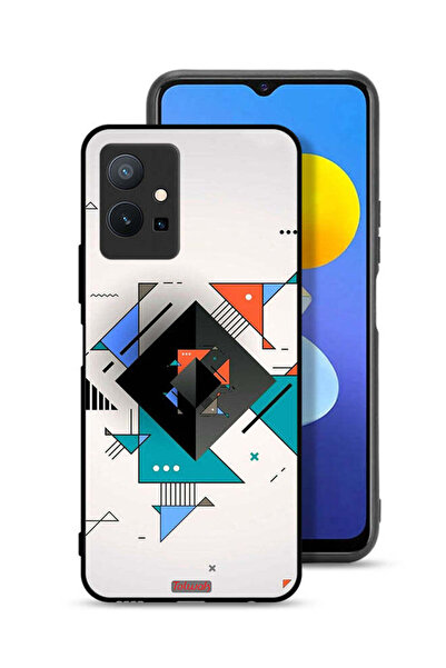 Tolwak غطاء حماية لهاتف Vivo T1 5G بأشكال مربعة ومثلثة ونمط تجريدي