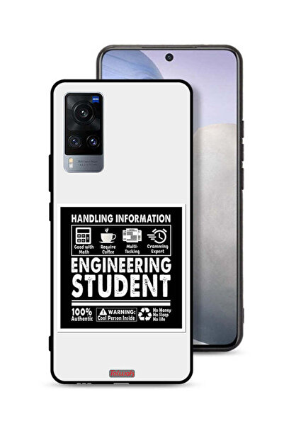 Tolwak غطاء حماية لهاتف Vivo X60، ملصق طالب هندسة