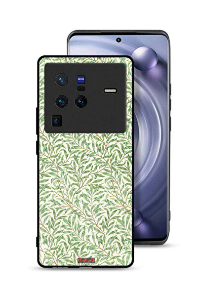 Tolwak غطاء حماية لهاتف Vivo X80 Pro بنقشة غصن الصفصاف الشهيرة