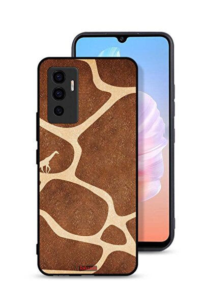 Tolwak غطاء حماية لهاتف Vivo S10e 5G بتصميم جلد الزرافة