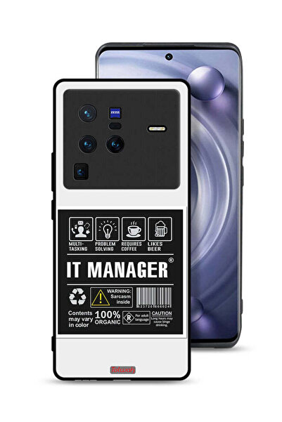 Tolwak غطاء حماية لجهاز Vivo X80 Pro - ملصق مدير تكنولوجيا المعلومات