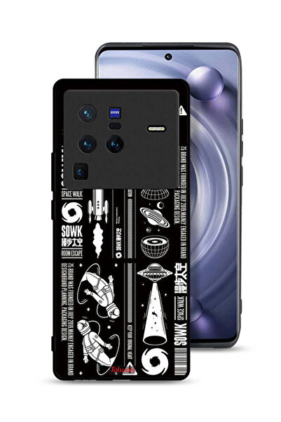 Tolwak Vivo X80 Pro Protective Case Cover Sowk Space Walk Sticker