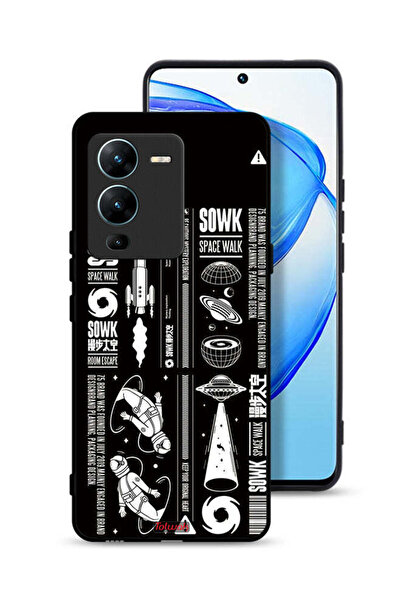 Tolwak غطاء حماية لهاتف Vivo V25 Pro 5G ملصق Sowk Space Walk
