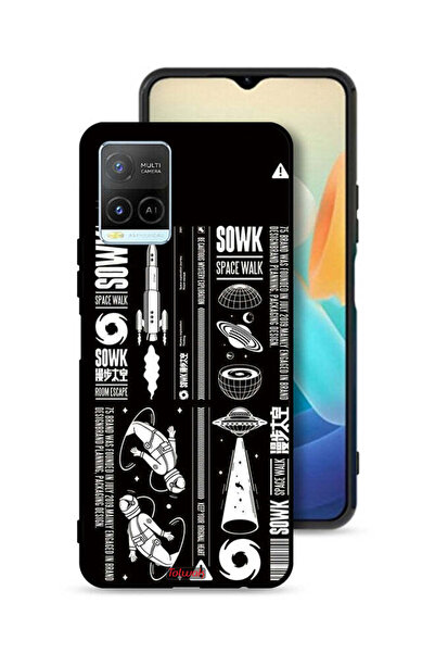 Tolwak غطاء حماية Vivo Y21 بملصق Sowk Space Walk