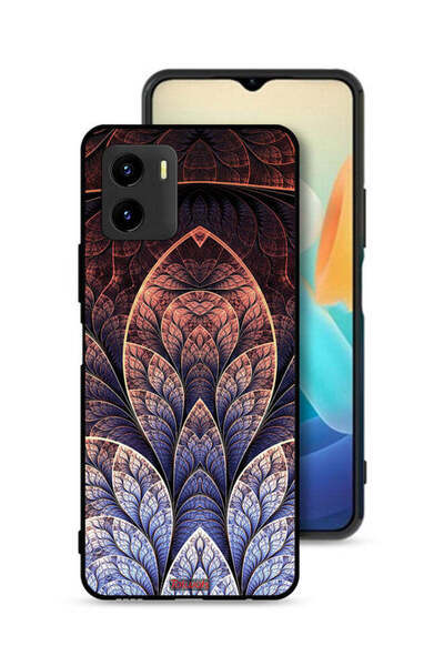 Tolwak غطاء حماية Vivo Y15s بتصميم زهور كسورية تجريدية