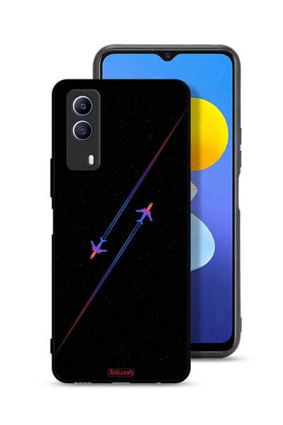 Tolwak Vivo T1x Protective Case Cover Airplanes Art