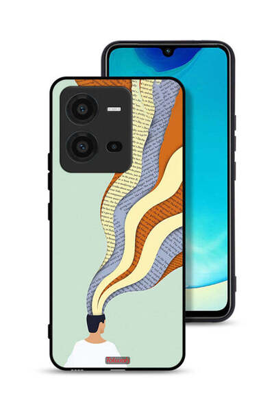 Tolwak Vivo V25 5G Protective Case Cover Data In Mind Art