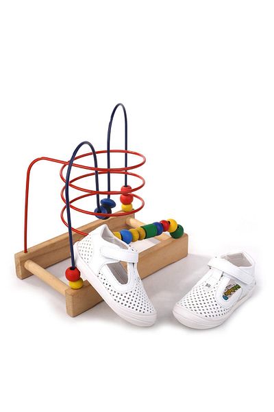 Papuçsepeti Shoe Basket - Şrbb 4794 Baby Girl Orthopedic First Step Shoes