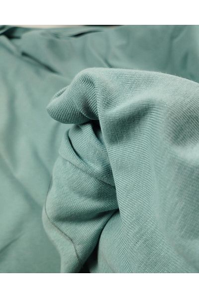 Kumaş Parça Interlock Combed Cotton in Light Green Color (Width 180 cm X Length 240 cm)