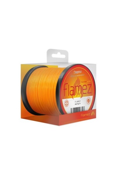 DELPHİN FLAMEZ nailon portocaliu fluo pentru crap, 1200 m 0,25 mm