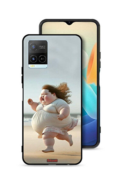 Tolwak غطاء حماية Vivo Y32 لفتاة سمينة تركض