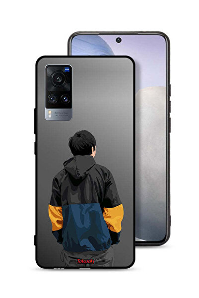 Tolwak غطاء حماية لهاتف Vivo X60 بتصميم صورة صبي