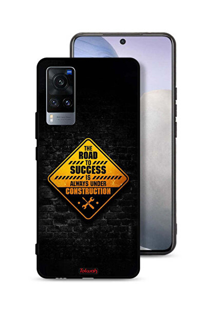 Tolwak غطاء حماية لهاتف Vivo X60 الطريق إلى النجاح دائمًا قيد الإنشاء