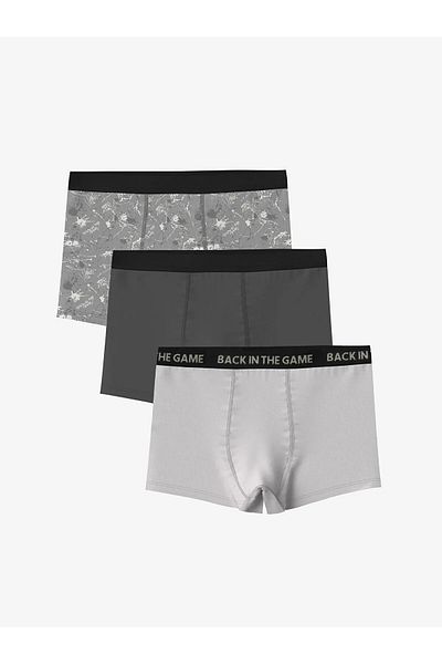 LC Waikiki Printed Boy's Boxer Set of 3