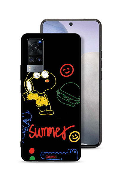 Tolwak Vivo X60 Protective Case Cover Summer Sticker