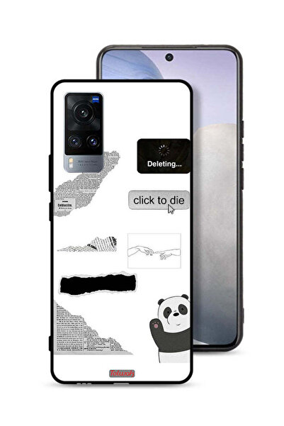 Tolwak Vivo X60 Protective Case Cover Panda Sticker