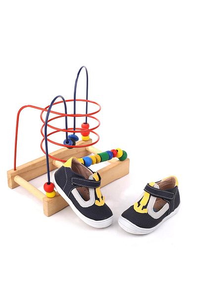 Papuçsepeti Shoe Basket - Şrbb 4804 Baby Boy Orthopedic First Step Shoes