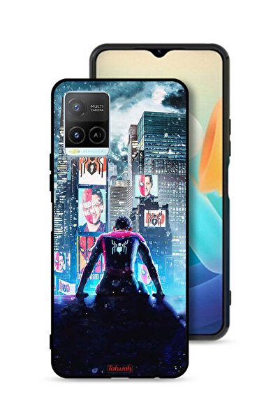 Tolwak غطاء حماية سبايدر مان لهاتف فيفو Y33s 4G