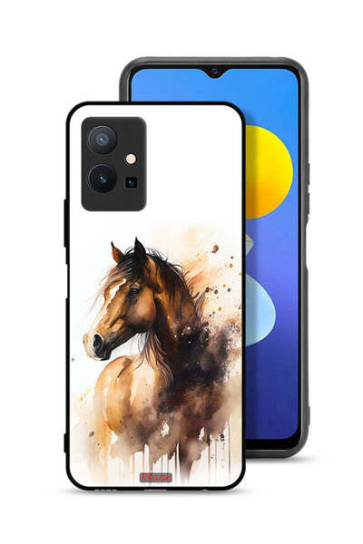 Tolwak غطاء حماية Vivo T1 5G بتصميم حصان تجريدي