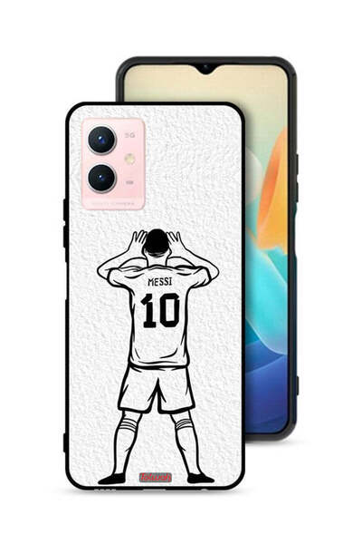 Tolwak غطاء حماية لهاتف Vivo Y33s 5G برسومات ميسي سكيتش