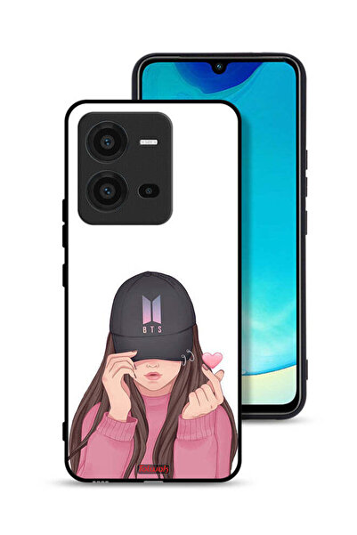 Tolwak غطاء حماية لهاتف Vivo V25 5G، فتاة تلتقط صورة