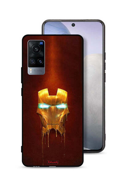 Tolwak غطاء حماية لهاتف Vivo X60t بطبعة الرجل الحديدي من Marvel Comics
