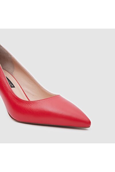 TOGO Kırmızı Hakiki Deri Kadın Stiletto [060067]