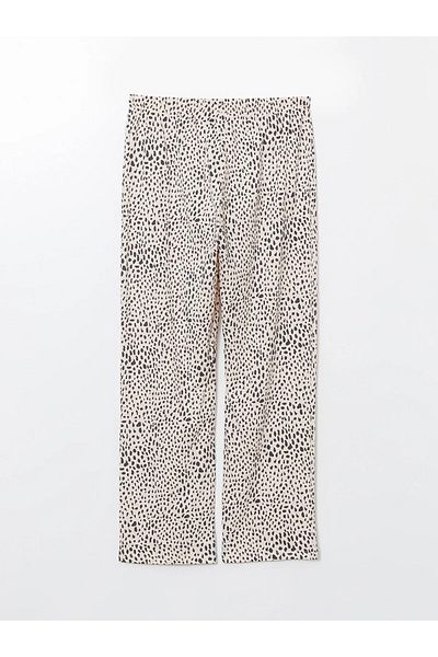 LC Waikiki Pantaloni de pijama de damă cu model cu talie elastică