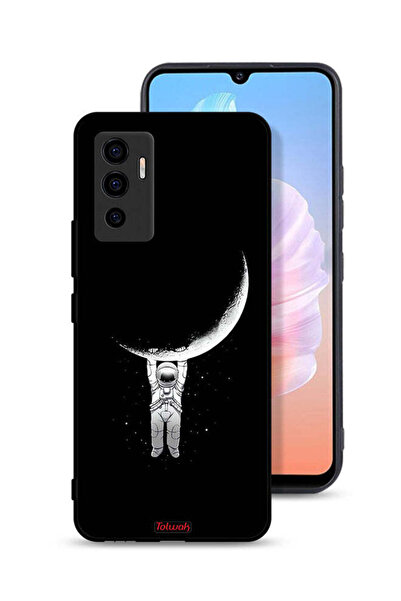 Tolwak غطاء حماية لهاتف Vivo V23e معلق على سطح القمر