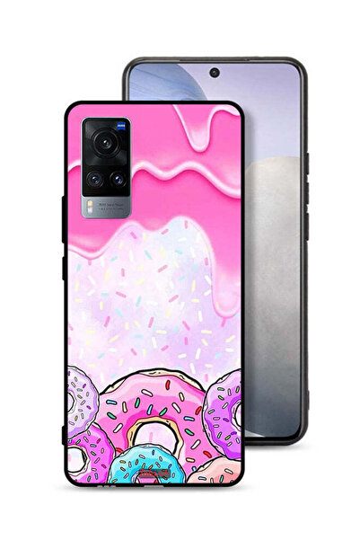 Tolwak Vivo X60 Protective Case Cover Donut Colors