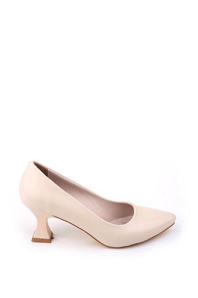 Papuçsepeti Shoe Basket 801 Women's 6 cm Heeled Classic Shoes