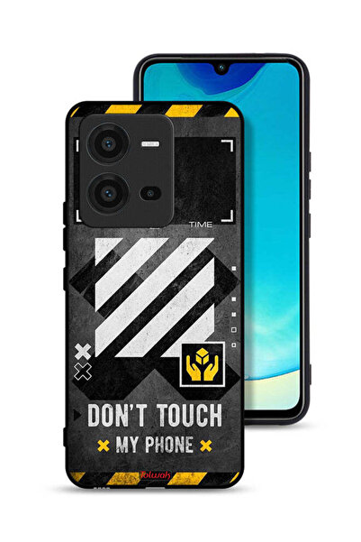 Tolwak Vivo V25 5G Protective Case Cover Do Not Touch My Phone