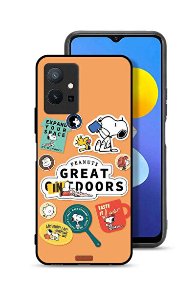 Tolwak غطاء حماية لهاتف Vivo T1 5G بملصقات الفول السوداني