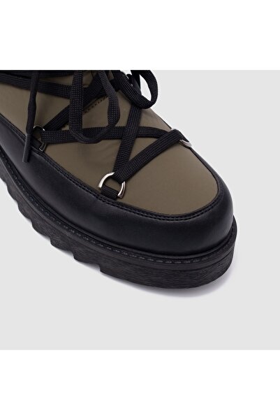 TOGO Haki Yeşil Kadın Kısa Kar Botu [060180]